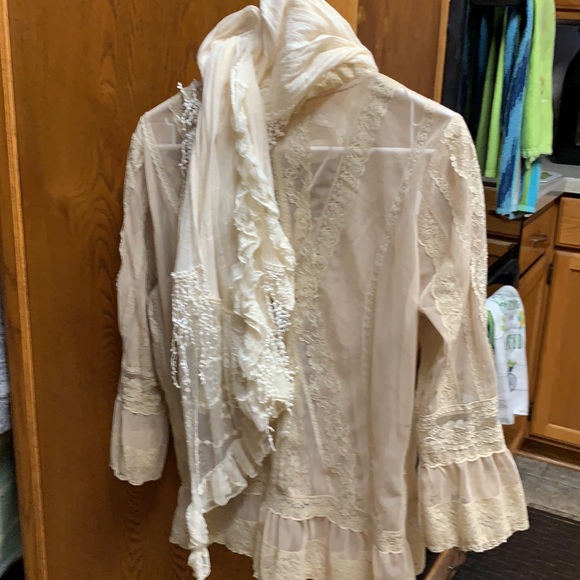 Coldwater Creek. Black See Through Lace. Size PMed - Picture 9 of 15